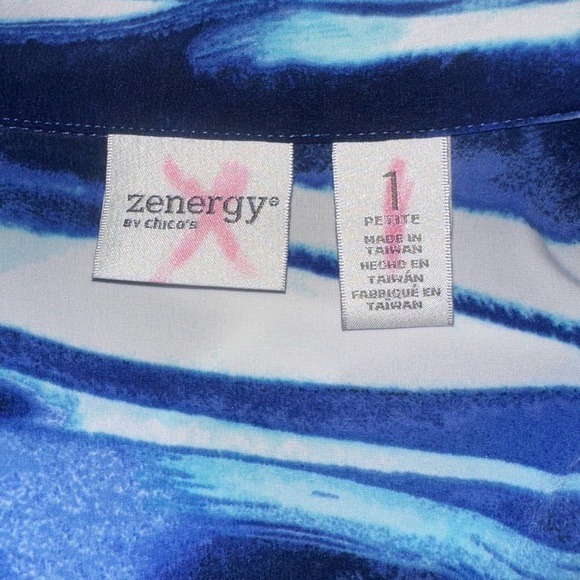 ZENERGY BY CHICO’S Lightweight Jacket Size 1 U.S M - Picture 5 of 5